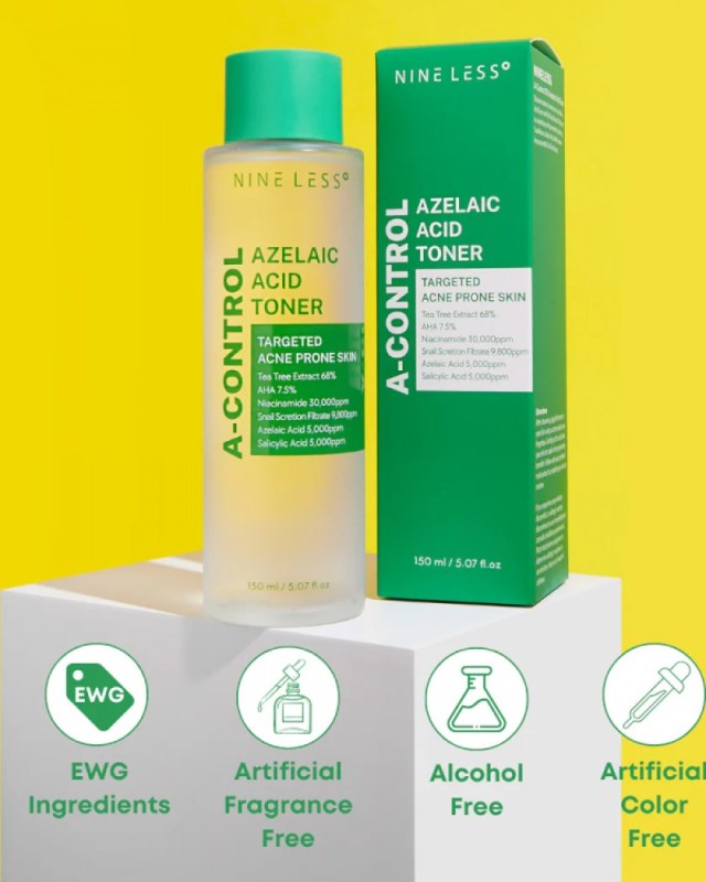 Τονωτική Λοσιόν Προσώπου NINE LESS A-Control Azelaic Acid Toner 150ml Τονωτική Λοσιόν Προσώπου NINE LESS A-Control Azelaic Acid Toner 150ml