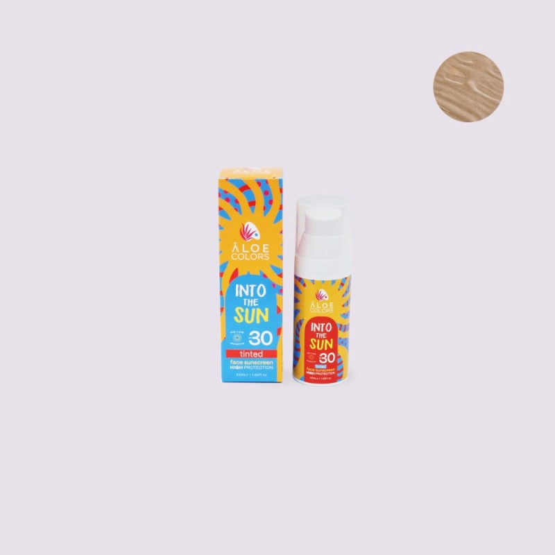 Αντηλιακή Κρέμα Προσώπου Aloe Colors Into The Sun Face Sunscreen spf30 Tinted 50ml Αντηλιακή Κρέμα Προσώπου Aloe Colors Into The Sun Face Sunscreen spf30 Tinted 50ml