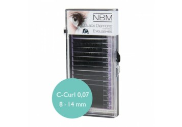 ΒΛΕΦΑΡΙΔΕΣ Silk Lashes C-Curl 0,07 Mix NBM