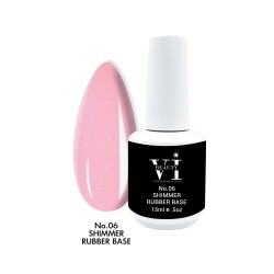 Rubber Base 06 Shimmer Light Pink Beauty VI 15ml