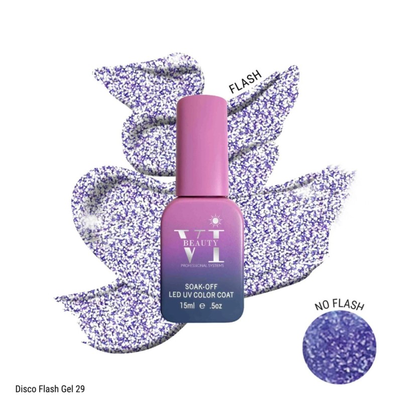 Ημιμόνιμο Βερνίκι Beauty VI DISCO FLASH GEL 29 15ml