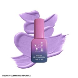 Ημιμόνιμο Βερνίκι Mixcoco DIRTY PURPLE FRENCH MANICURE 15ml