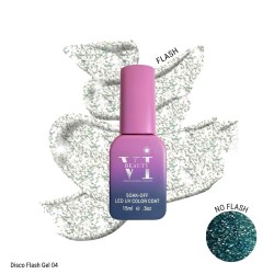 Ημιμόνιμο Βερνίκι Mixcoco DISCO FLASH GEL 04 15ml
