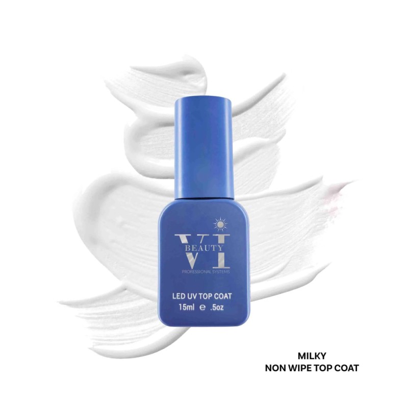 Milky Non Wipe Top Coat 15ml