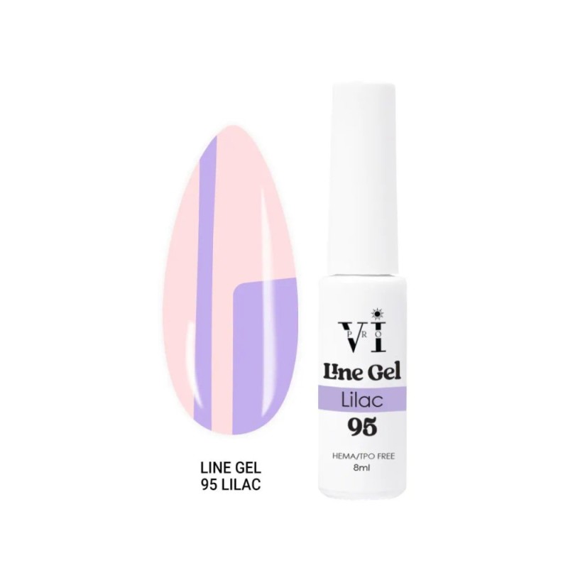 Line Gel 95 Lilac VI pro 8ml Line Gel 95 Lilac VI pro 8ml