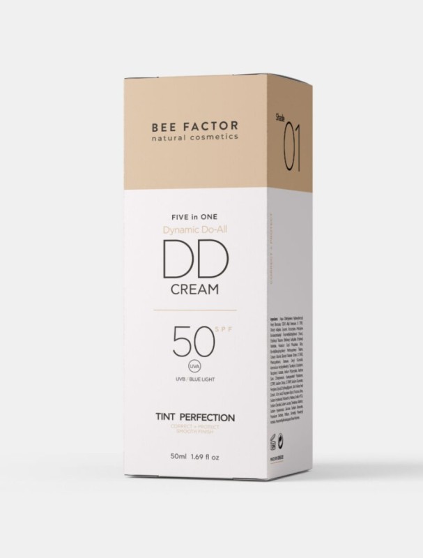 5σε1 DD Κρέμα Προσώπου SPF50 Bee Factor Απόχρωση 01