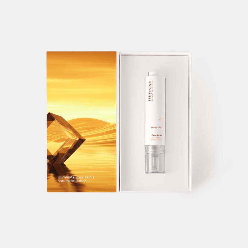 Exo Glow Face Serum – Ορός Λάμψης & Λεύκανσης με Εξωσώματα Bee Factor 30ml