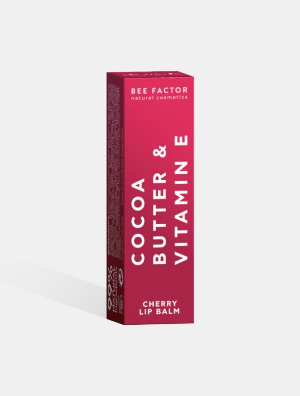 Lip Balm Cherry με Βούτυρο Κακαό & Βιταμίνη Ε 5ml Bee Factor Lip Balm Cherry με Βούτυρο Κακαό & Βιταμίνη Ε 5ml Bee Factor