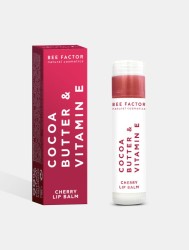 Lip Balm Cherry με Βούτυρο Κακαό & Βιταμίνη Ε 5ml Bee Factor