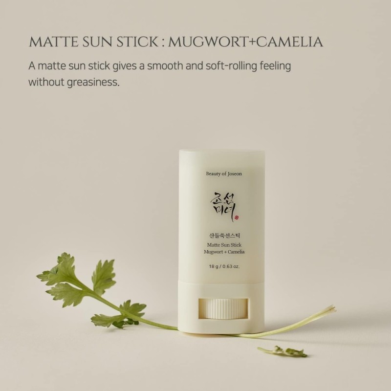 Beauty Of Joseon - Matte Sun Stick Mugwort + Camelia SPF50 PA++++ 18gr
