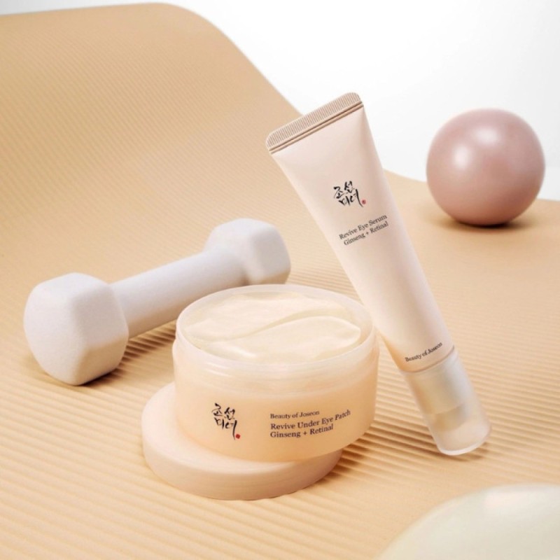Επιθέματα Αντιγήρανσης Ματιών BEAUTY OF JOSEON Revive Under Eye Patch Ginseng + Retinal 60patches