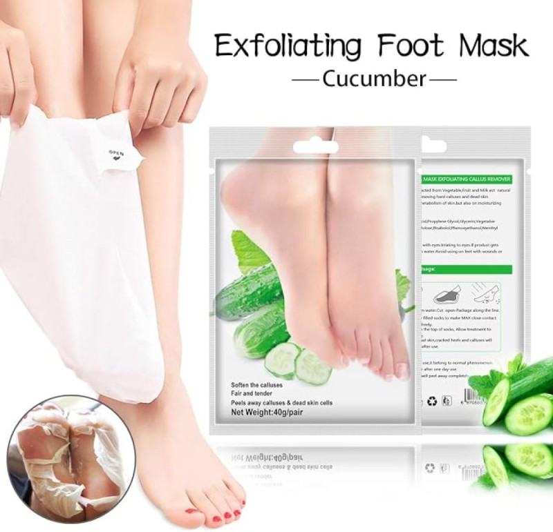 Μάσκα ποδιών για ενυδάτωση και απολέπιση Cucumber 40gr