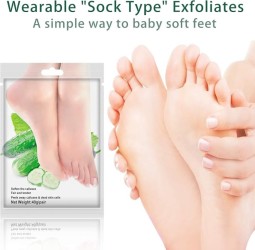 Μάσκα ποδιών για ενυδάτωση και απολέπιση Cucumber 40gr