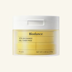 Επιθέματα Τόνερ για Φωτεινότητα Biodance Vita Niacinamide Gel Toner Pad 60pcs