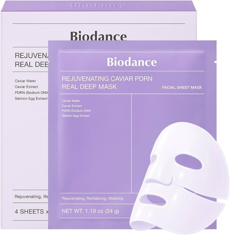 Biodance Μάσκα Προσώπου με Χαβιάρι και PDRN Rejuvenating Caviar PDRN Real Deep Mask 34g 1pc