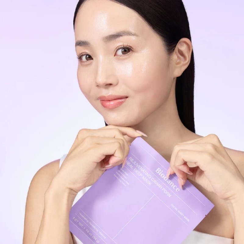 Biodance Μάσκα Προσώπου με Χαβιάρι και PDRN Rejuvenating Caviar PDRN Real Deep Mask 34g 1pc
