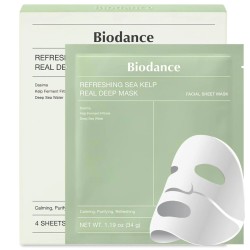 Refreshing Sea Kelp Real Deep Mask – Soothing and Moisturizing Face Mask 34g 1pc