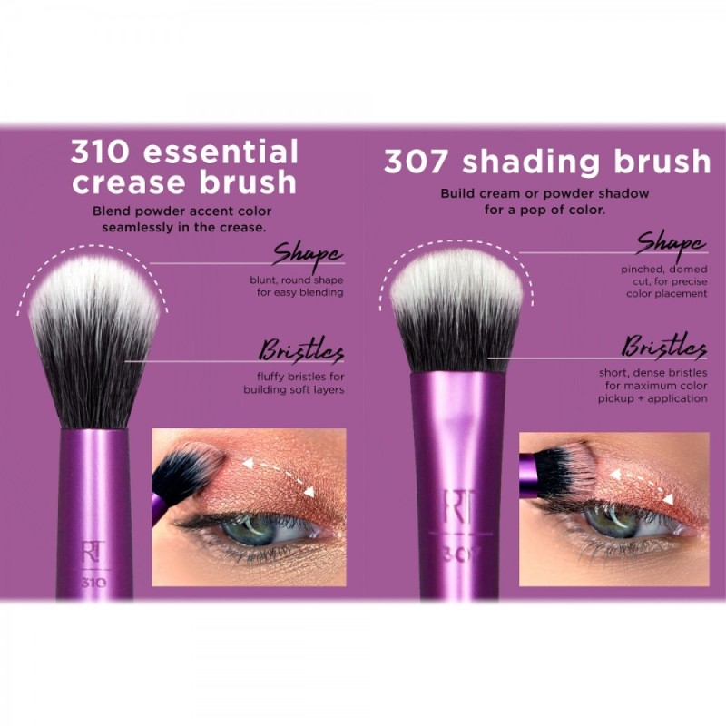 Σετ 8 Πινέλα Real Techniques Everyday Eye Essentials Brush Set Σετ 8 Πινέλα Real Techniques Everyday Eye Essentials Brush Set