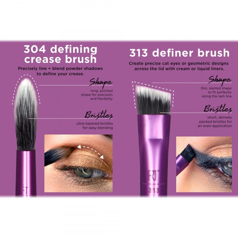Σετ 8 Πινέλα Real Techniques Everyday Eye Essentials Brush Set Σετ 8 Πινέλα Real Techniques Everyday Eye Essentials Brush Set