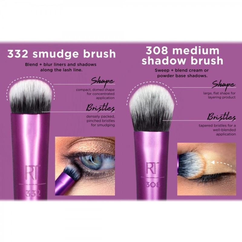 Σετ 8 Πινέλα Real Techniques Everyday Eye Essentials Brush Set Σετ 8 Πινέλα Real Techniques Everyday Eye Essentials Brush Set
