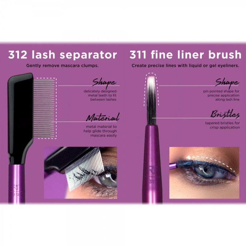 Σετ 8 Πινέλα Real Techniques Everyday Eye Essentials Brush Set Σετ 8 Πινέλα Real Techniques Everyday Eye Essentials Brush Set