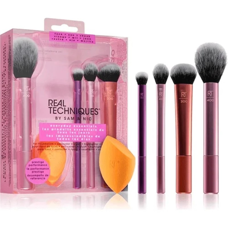 Σετ 5 Πινέλα Μακιγιάζ Real Techniques Everyday Essentials Brush Σετ 5 Πινέλα Μακιγιάζ Real Techniques Everyday Essentials Brush