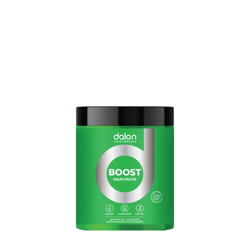 Dalon Boost Μάσκα Αναδόμησης και Λάμψης Μαλλιών με Καστορέλαιο 1000ml Dalon Boost Μάσκα Αναδόμησης και Λάμψης Μαλλιών με Καστορέλαιο 1000ml