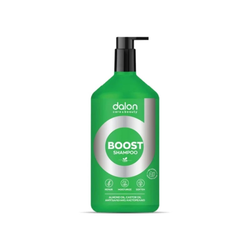 Dalon Boost Σαμπουάν Θρέψης Μαλλιών με Καστορέλαιο και Αμυγδαλέλαιο 1000ml Dalon Boost Σαμπουάν Θρέψης Μαλλιών με Καστορέλαιο και Αμυγδαλέλαιο 1000ml