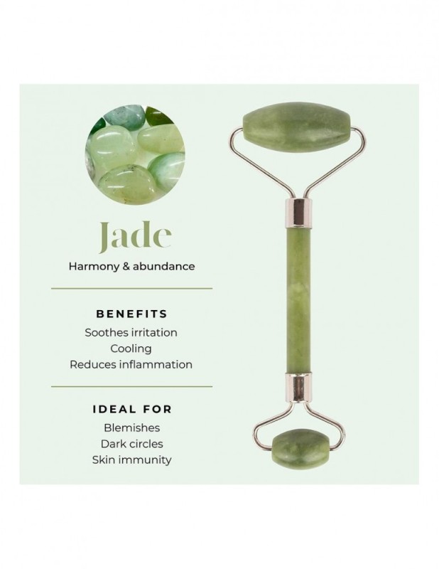 Fluff ''Green Jade'' Face Roller