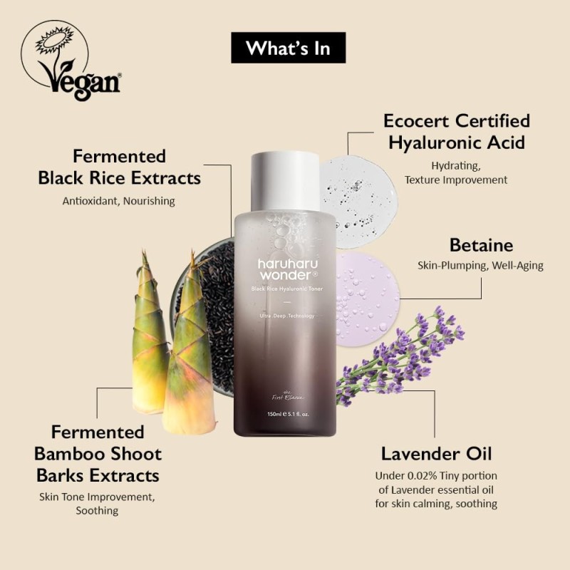 haruharu wonder Black Rice Hyaluronic Toner 150ml haruharu wonder Black Rice Hyaluronic Toner 150ml