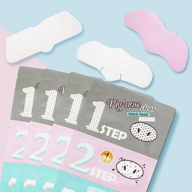 Καθαριστικό Έμπλαστρο για Μαύρα Στίγματα Pig Nose Clear Black Head 3 Step Kit Holika Holika Καθαριστικό Έμπλαστρο για Μαύρα Στίγματα Pig Nose Clear Black Head 3 Step Kit Holika Holika