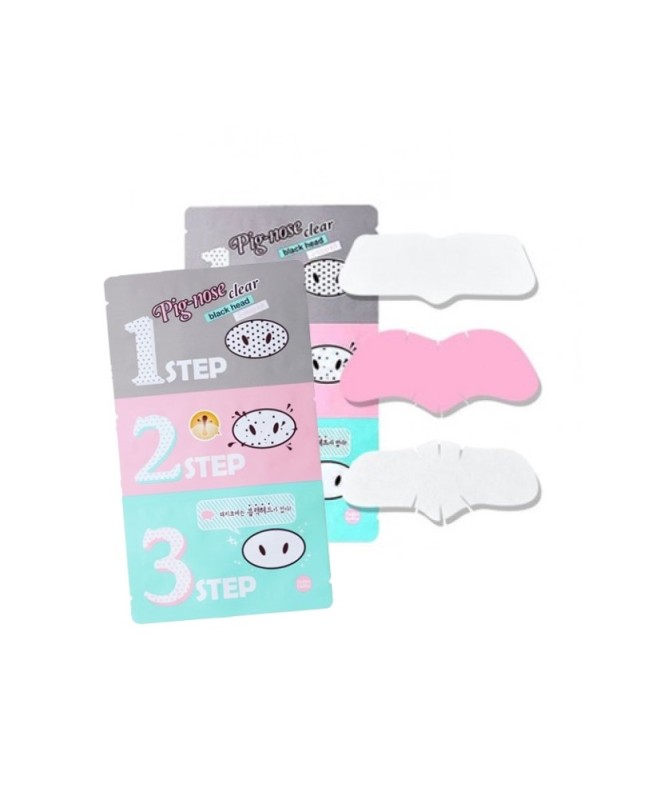 Καθαριστικό Έμπλαστρο για Μαύρα Στίγματα Pig Nose Clear Black Head 3 Step Kit Holika Holika Καθαριστικό Έμπλαστρο για Μαύρα Στίγματα Pig Nose Clear Black Head 3 Step Kit Holika Holika