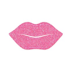IDC Hydrogel Glitter Lip Patches Μάσκα Επίθεμα Χειλιών με Υδατικό τζελ & Γκλίτερ 1 pair 6gr Ροζ