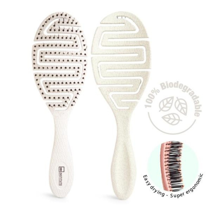 IDC Βούρτσα Μαλλιών Εύκαμπτη 100% ανακυκλώσιμη Flexible Hair Brush Easy Detangling 110gr
