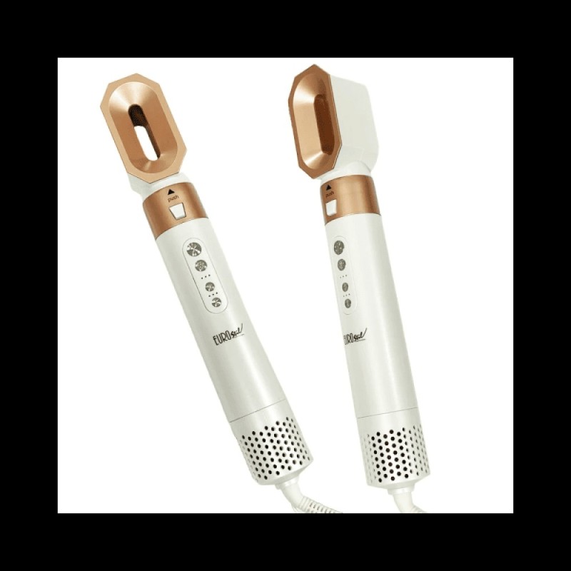 Σεσουάρ Μαλλιών Πολυμορφικό με 5 Αποσπώμενα Αξεσουάρ Styling Eurostil Penta 1300Watt