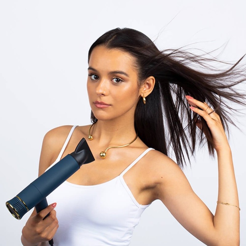 Επαγγελματικό Πιστολάκι Μαλλιών Τεχνολογίας Extra-Ion Shine Με Φυσούνα Labor Pro Hair Zephyr LE009 1800W