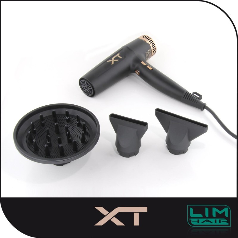 Επαγγελματικό Πιστολάκι Μαλλιών Τεχνολογίας IONIC Με Φυσούνα Lim Hair ΧΤ Black-Rose Gold 2400Watt