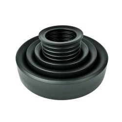 Φισούνα Αναδιπλούμενη Σιλικόνης Lim Folding Universal Μαύρη