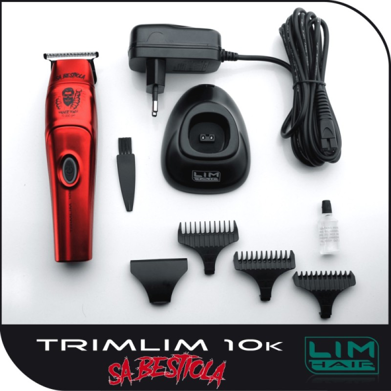 Επαγγελματικό Trimmer Lim Hair TrimLim 10K Bestiola 1000RPM Red