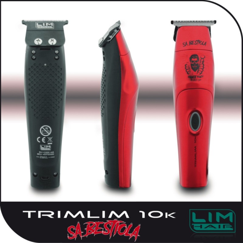 Επαγγελματικό Trimmer Lim Hair TrimLim 10K Bestiola 1000RPM Red
