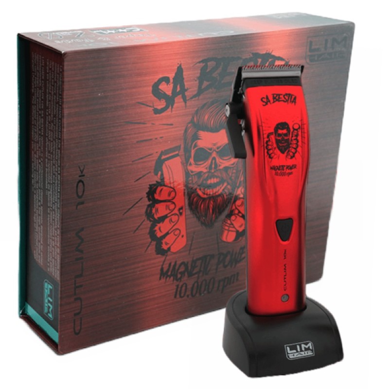 Επαγγελματική Μηχανή Κουρέματος Lim Hair Cutlim 10K SA Bestia 1000RPM Red