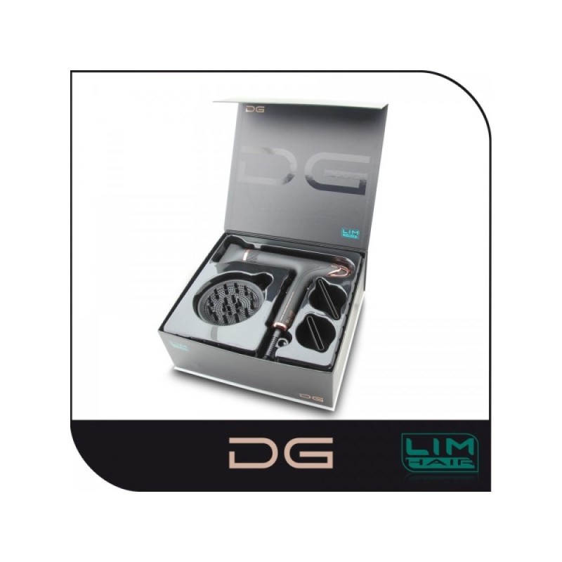 Επαγγελματικό Πιστολάκι Μαλλιών Με Φυσούνα Lim Hair DG Black-Rose Gold 2000Watt