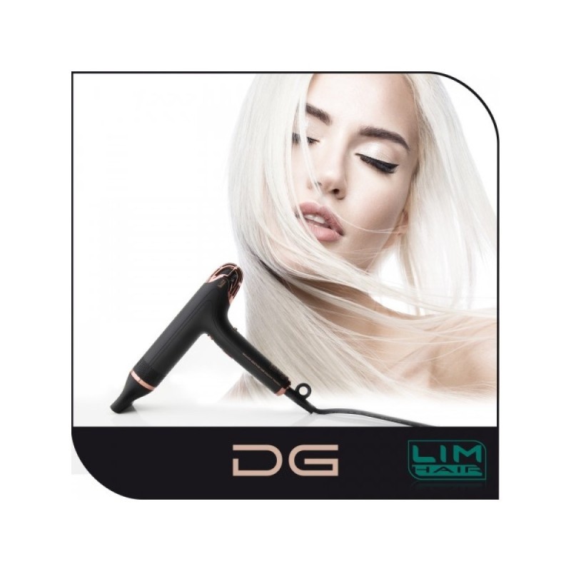 Επαγγελματικό Πιστολάκι Μαλλιών Με Φυσούνα Lim Hair DG Black-Rose Gold 2000Watt