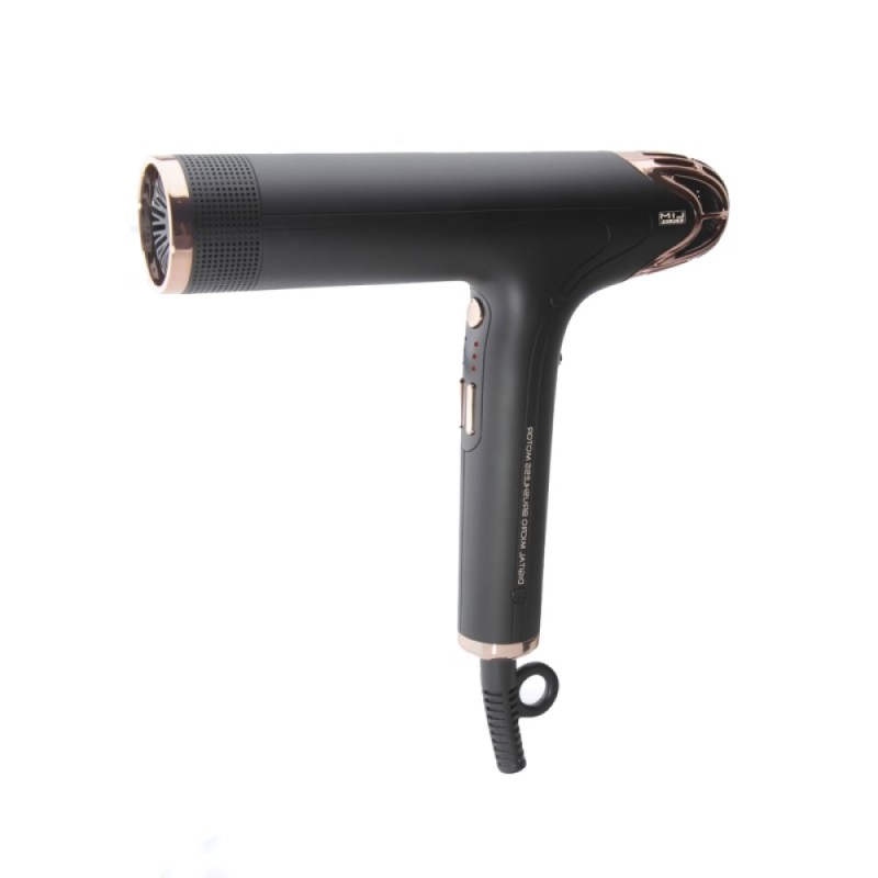 Επαγγελματικό Πιστολάκι Μαλλιών Με Φυσούνα Lim Hair DG Black-Rose Gold 2000Watt