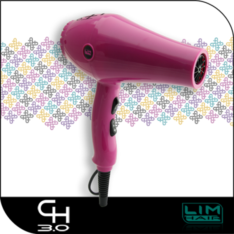 Επαγγελματικό Πιστολάκι Μαλλιών Lim Hair CH 3.0 Fuchsia 2000Watt