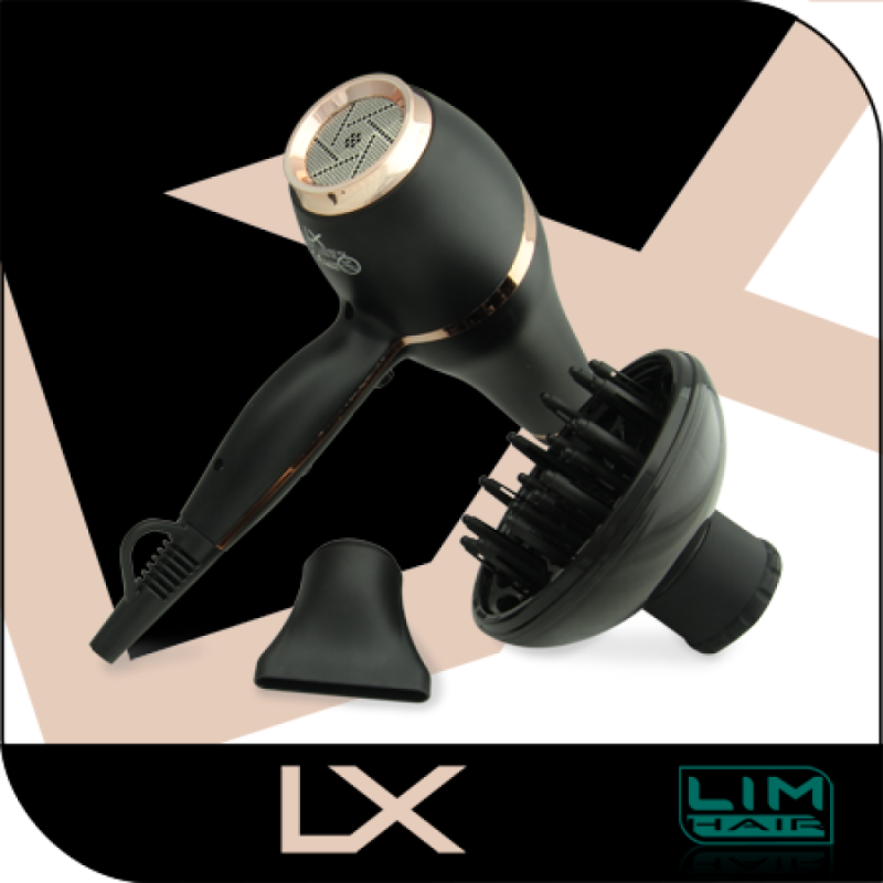 Επαγγελματικό Πιστολάκι Μαλλιών Τεχνολογίας Nano Silver Lim Hair LX Black 2200Watt