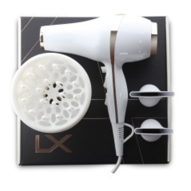 Επαγγελματικό Πιστολάκι Μαλλιών Τεχνολογίας Nano Silver Lim Hair LX White 2200Watt