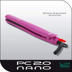 Μινι Ισιωτική Πρέσα Μαλλιών Lim Hair Nano PC 2.0 Fuchsia 22 Watt