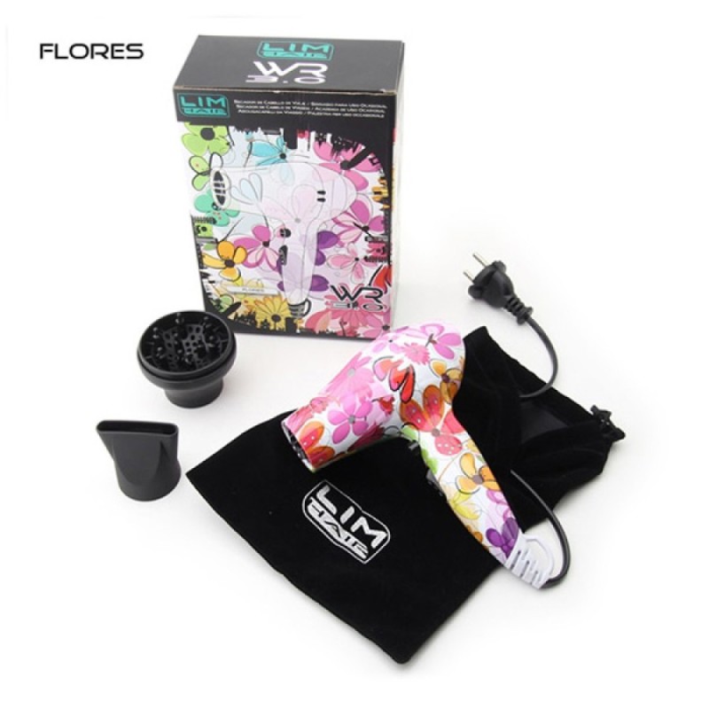 Πιστολάκι Μαλλιών Ταξιδίου Lim Hair WR 3.O Flores με Φυσούνα 1200W Πιστολάκι Μαλλιών Ταξιδίου Lim Hair WR 3.O Flores με Φυσούνα 1200W