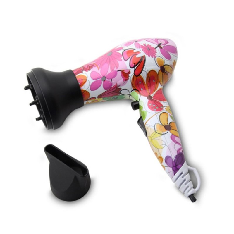 Πιστολάκι Μαλλιών Ταξιδίου Lim Hair WR 3.O Flores με Φυσούνα 1200W Πιστολάκι Μαλλιών Ταξιδίου Lim Hair WR 3.O Flores με Φυσούνα 1200W